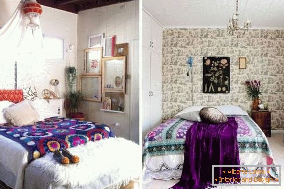 Sypialnia w stylu Boho - zdjęcia najlepszych pomysłów