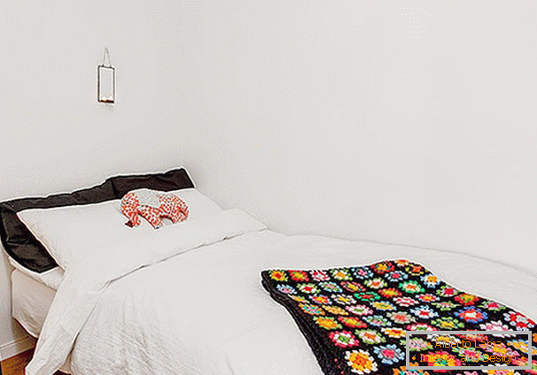 Sypialnia w skandynawskim stylu