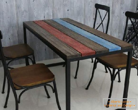 stoły na zdjęciu w stylu loftu, zdjęcie 11