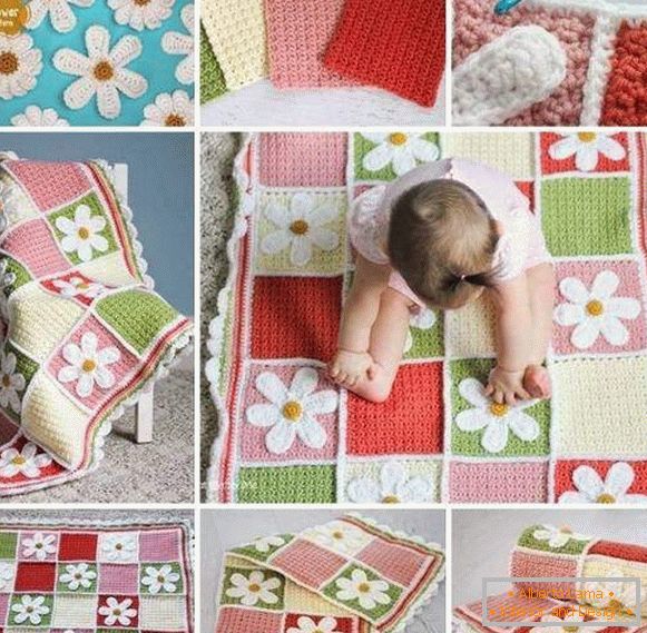 Dzianiny patchworku patchwork dla dzieci własnymi rękami
