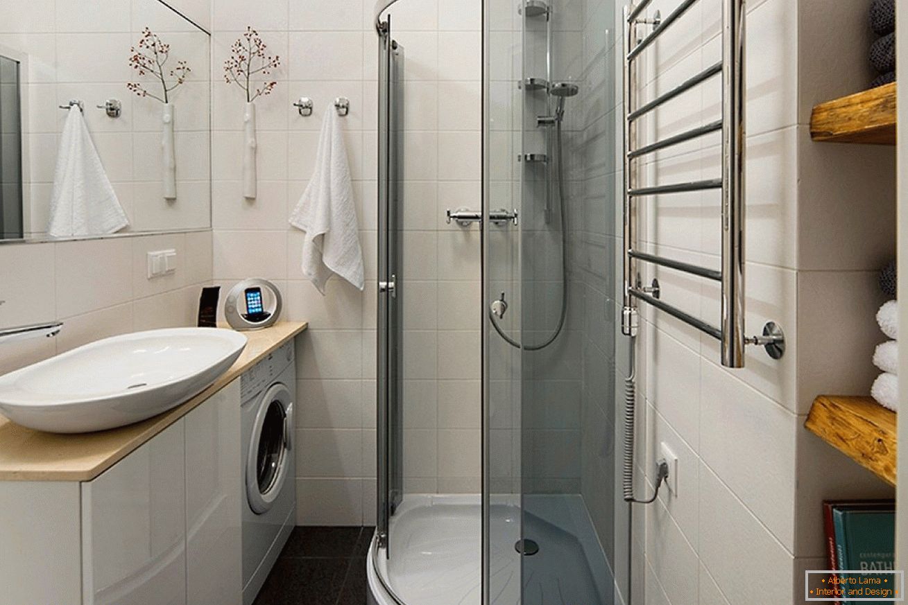 Projektowanie łazienek в однокомнатной квартире 33 кв м