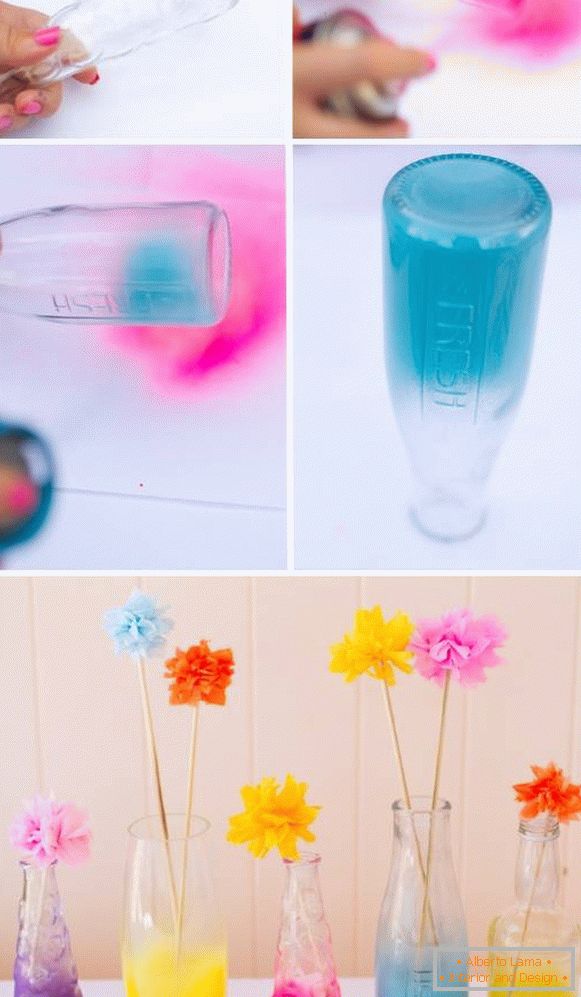 Jak zrobić wazon z butelki z farbą w aerozolu