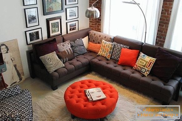 Sofa i fotele w stylu retro