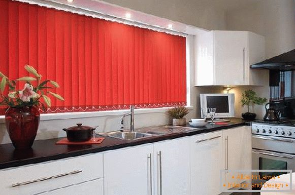 rolety na oknach pionowe tkaniny na kuchni, zdjęcie 15