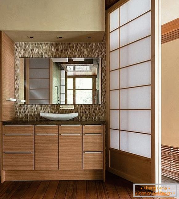 Projekt łazienki w stylu japońskim