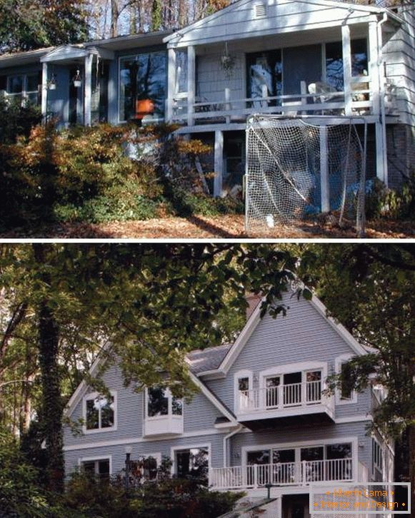 Jak zrobić drugie piętro w prywatnym domu - zdjęcia przed i po