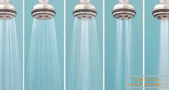 Oszczędzanie wody za pomocą dyszy pod prysznicem