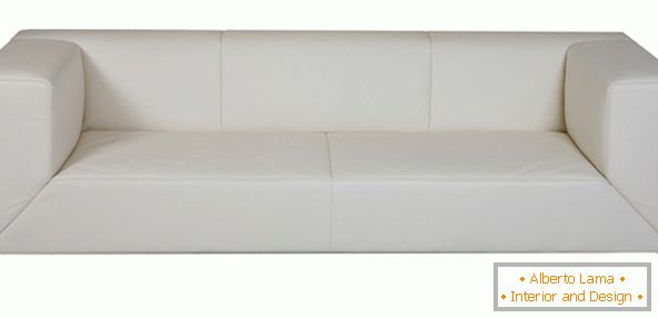Biała sofa Longueville