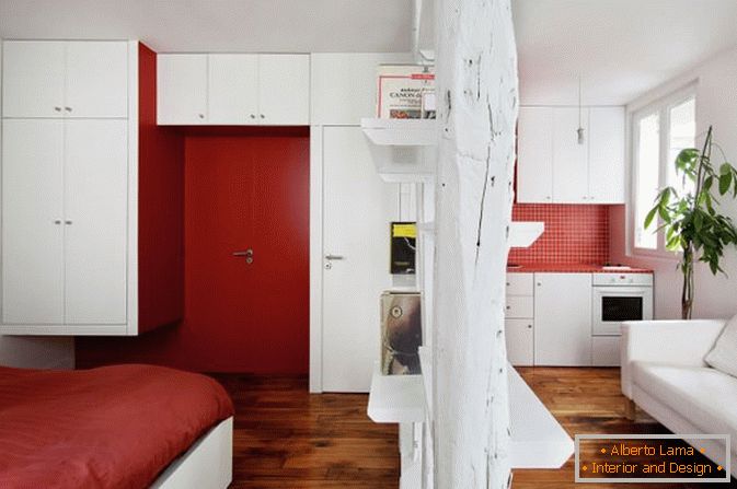 Stylowy apartament o powierzchni 25 metrów kwadratowych