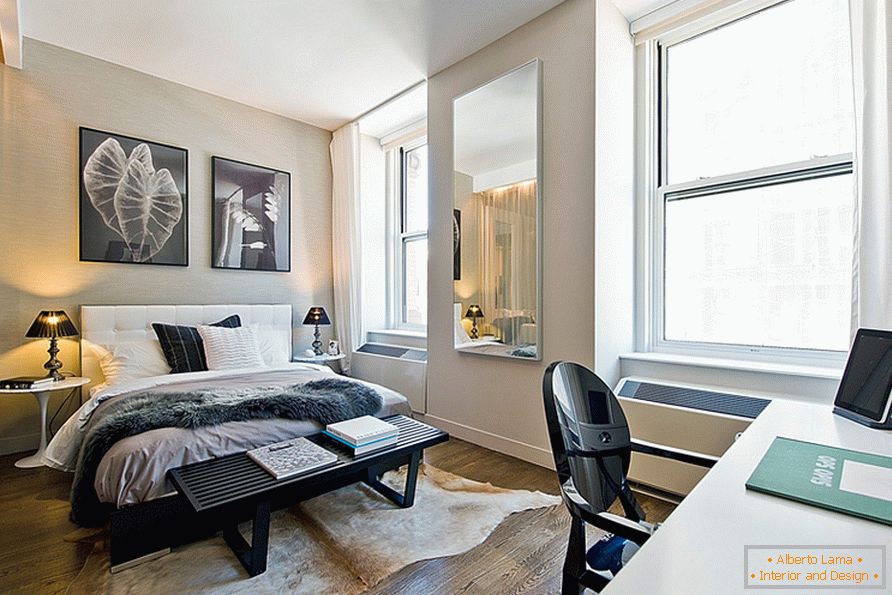 Przeznaczenie przestrzeni w mieszkaniu w Nowym Jorku
