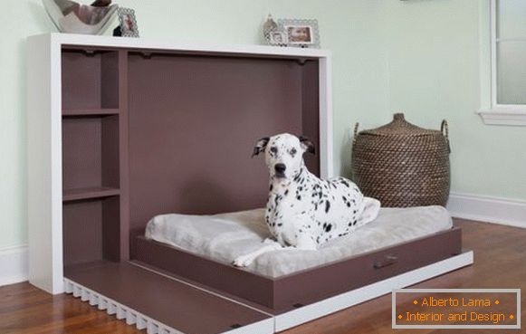Składane łóżko dla psa