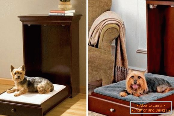Składane łóżko dla psa