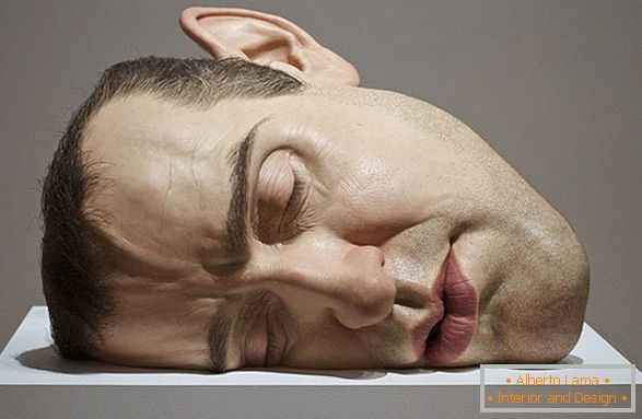 Rzeźba głowy mężczyzny, Rona Maeska