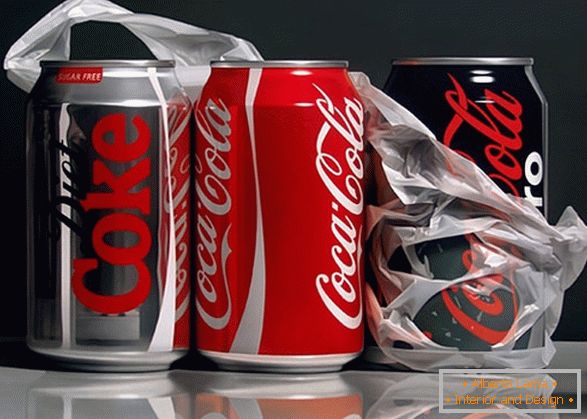 Coca Cola artysty Pedro Campos