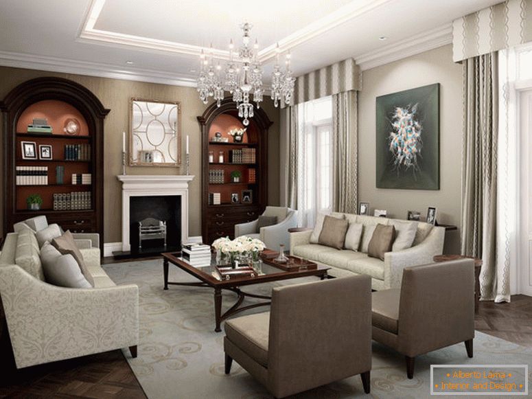 Angielski styl we wnętrzu - 75 zdjęć najlepszych pomysłów na