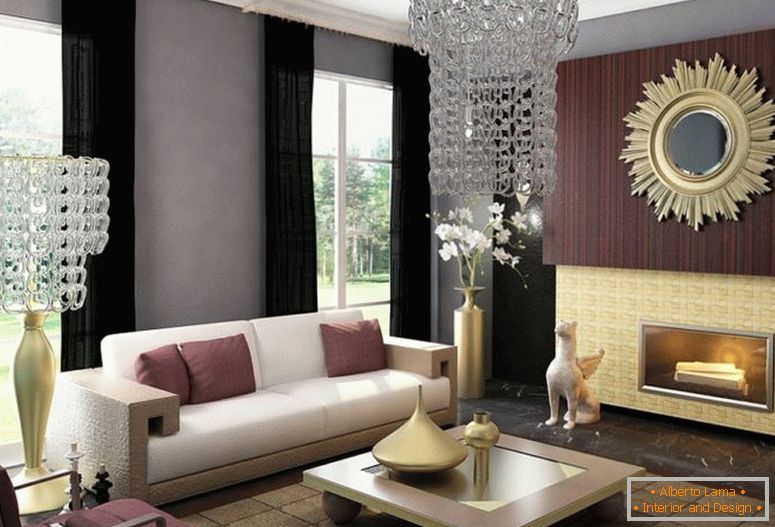 Styl art deco we wnętrzu - 115 pomysłów na zdjęcia do