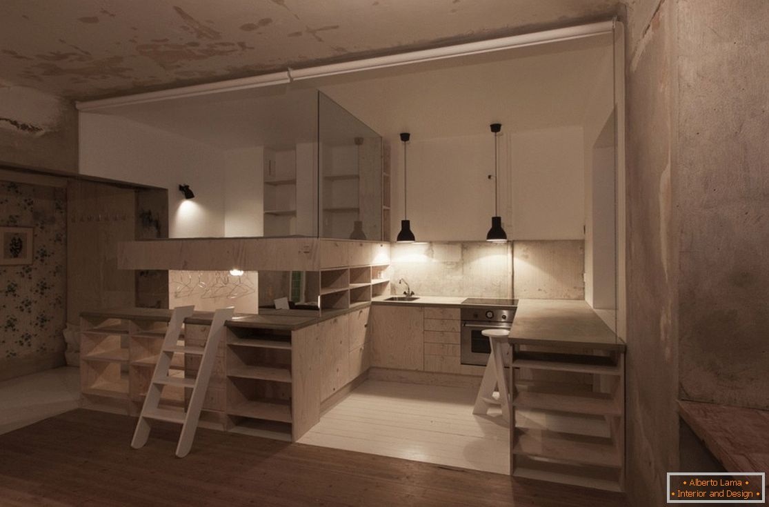Projekt wnętrz mieszkania w skandynawskim stylu