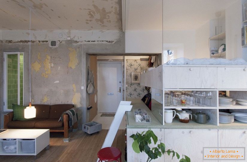 Projekt wnętrz mieszkania w skandynawskim stylu