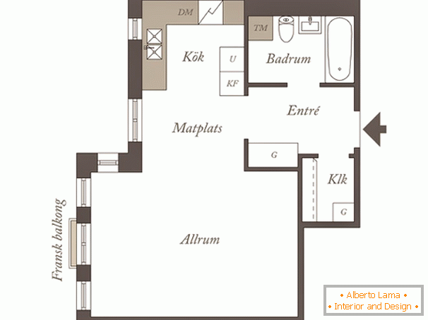 Planowanie mieszkania typu studio w stylu skandynawskim