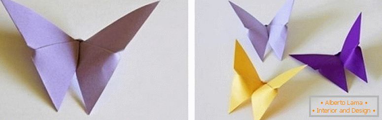 Motyle origami