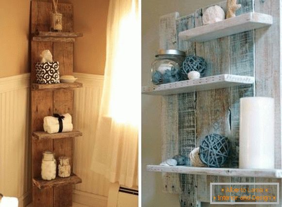 Jak ozdobić łazienkę pięknymi drewnianymi półkami