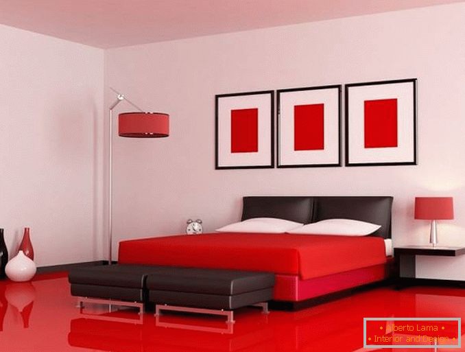 czerwona sypialnia, fot. 25