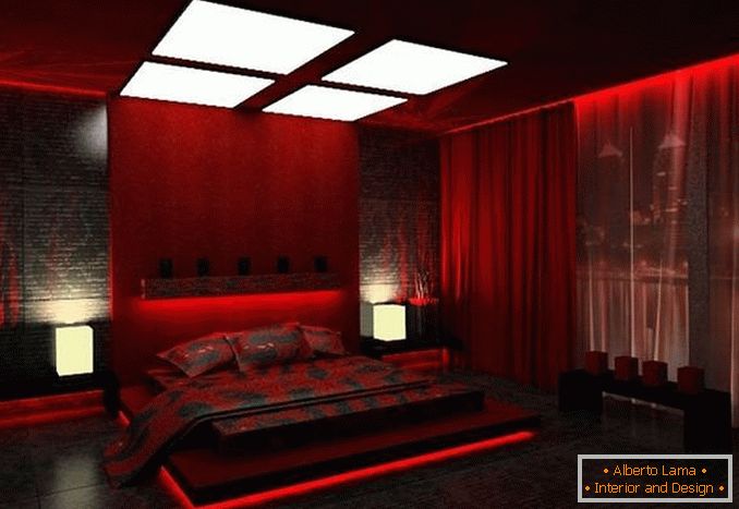czerwona sypialnia, zdjęcie 27