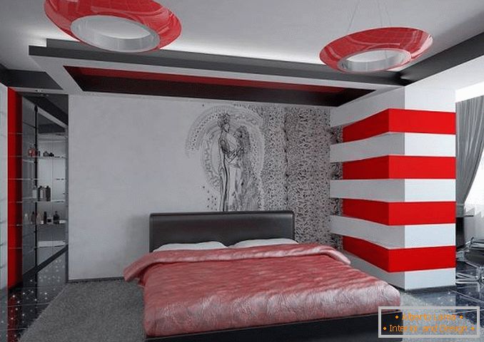 czerwona sypialnia, zdjęcie 7