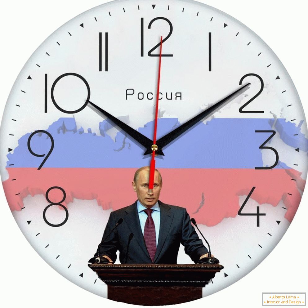 Putin na zegarku