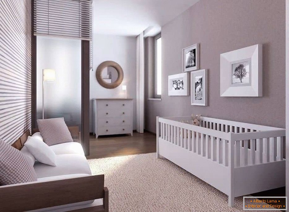 Apartament jednopokojowy dla rodziny z niemowlakiem