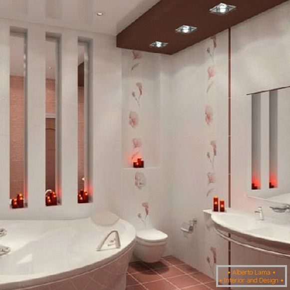 projektowanie łazienek połączonych ze zdjęciem toaletowym, fot. 1