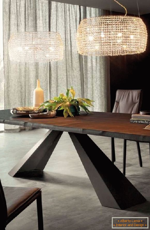 designerskie stoły drewniane, zdjęcie 4