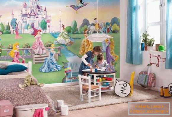 tapet w pokoju dziecięcym dla chłopców i dziewcząt, zdjęcie 20