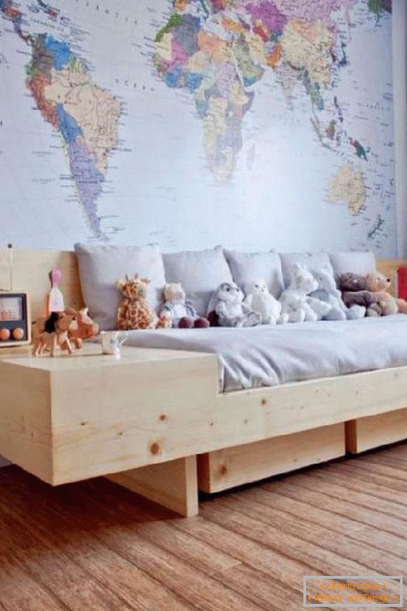 mapa świata w pokoju dziecięcym tapeta, zdjęcie 42