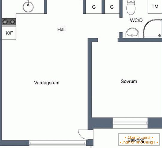 Prawdziwy plan na małe mieszkanie