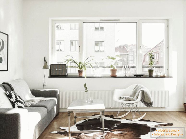 wnętrze - dwa małe apartamenty w stylu skandynawskim21