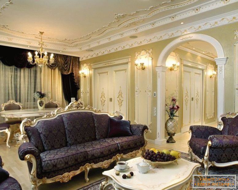 Barokowy salon - 75 zdjęć o nietypowym designie