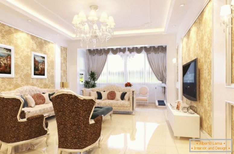 Barokowy salon - 75 zdjęć o nietypowym designie