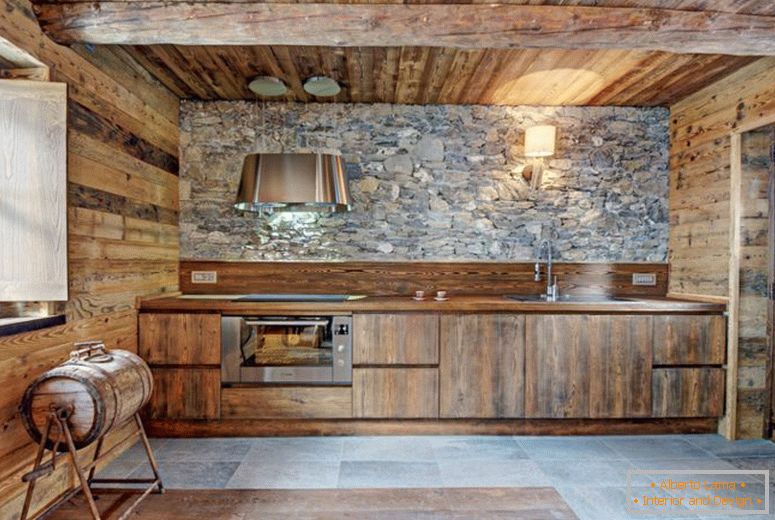 Salon w stylu chalet - 70 zdjęć oryginalnego projektu