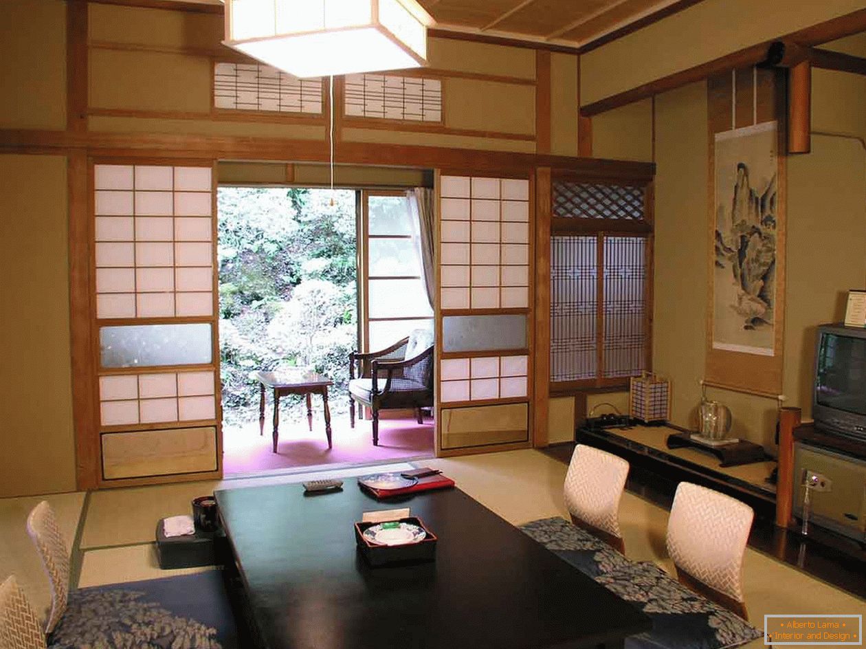 Salon w stylu japońskim
