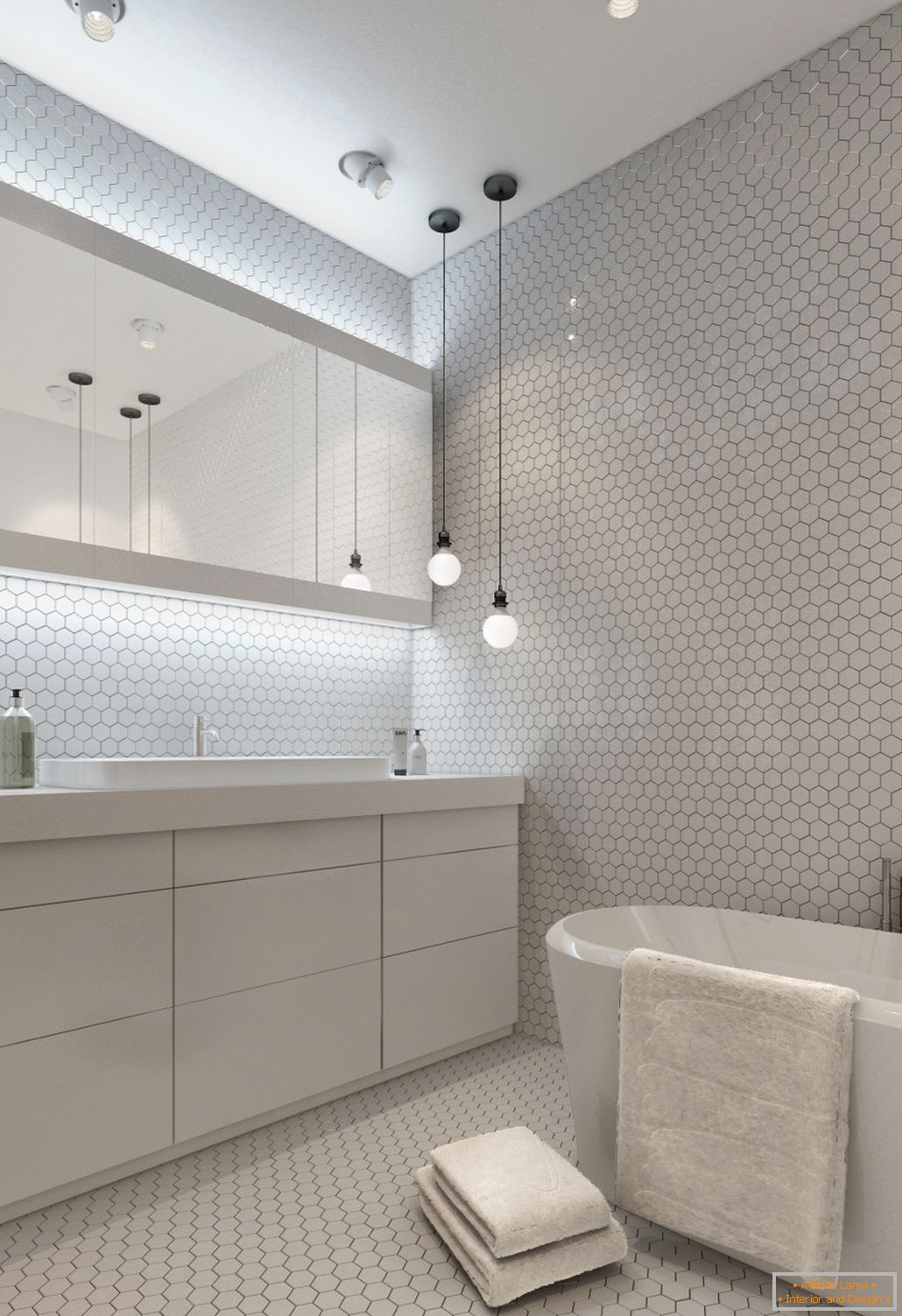Zaprojektuj białą łazienkę na małe mieszkanie - фото 2