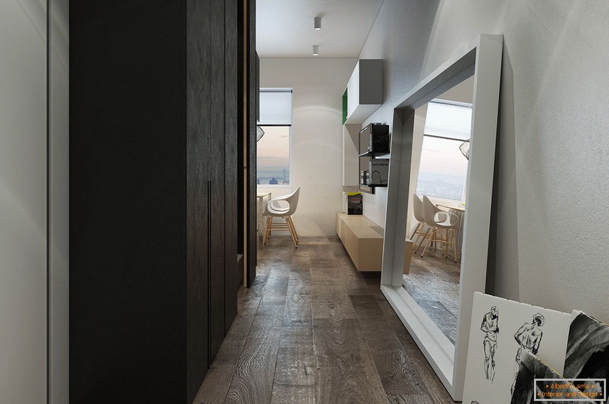 Zaprojektuj korytarz na małe mieszkanie w stylu loftu