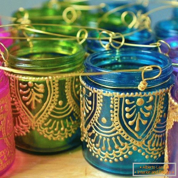 domowe-świeczniki w stylu marokańskim