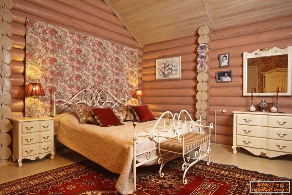 Sypialnia w stylu prowansalskim 