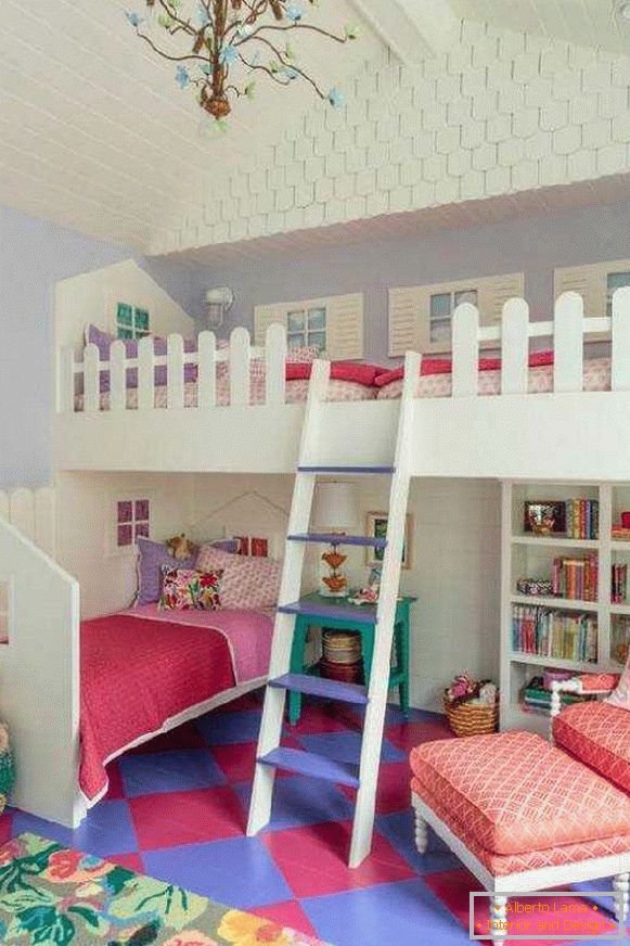 wnętrze pokoju dziecięcego ze zdjęciem łóżka piętrowego, zdjęcie 39