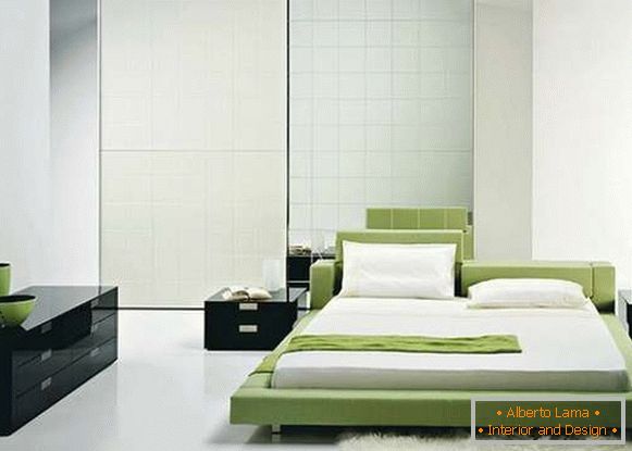 wnętrze minimalizmu sypialni, fot. 62