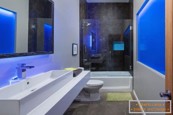 Design w stylu high-tech - zdjęcie stylowej łazienki