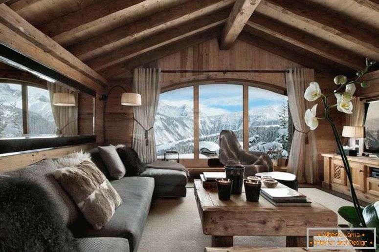 Wnętrze w stylu chalet - 77 zdjęć najlepszych pomysłów na