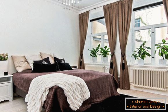 Wyśmienite wnętrze sypialni w stylu francuskim