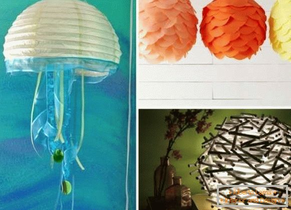 Jak zrobić lampę samodzielnie - 15 pomysłów ze zdjęciami krok po kroku